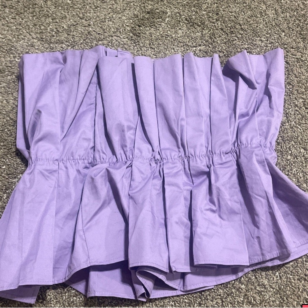 Purple Ruffle women’s top